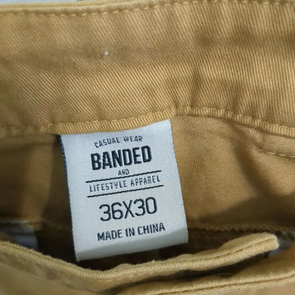 CASUAL WEAR BANDED AND LIFESTYLE APPAREL STRETCHABLE SWAG PANT MEN'S Size 36x30